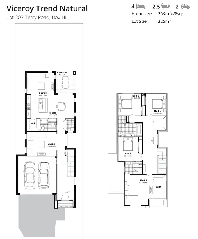 Floorplan of Homely house listing, Lot 307 Terry Road, Box Hill NSW 2765