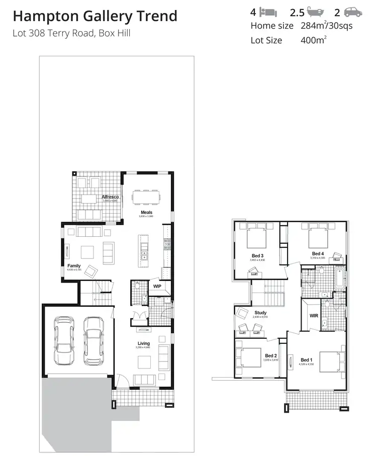 Floorplan of Homely house listing, Lot 308 Terry Road, Box Hill NSW 2765