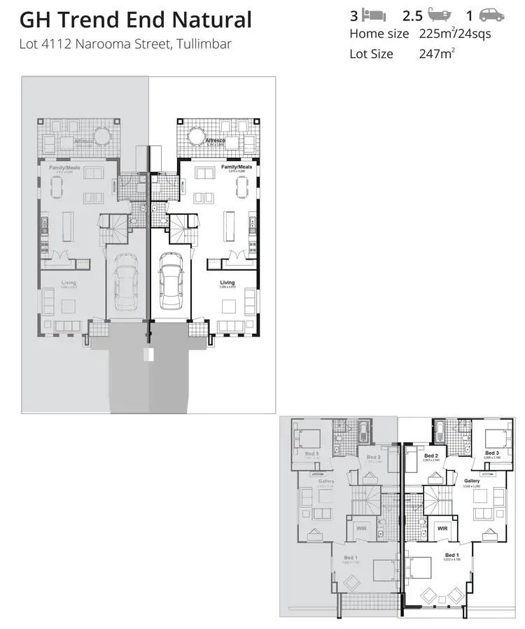 Floorplan of Homely house listing, Lot 4112 Narooma Street, Tullimbar NSW 2527