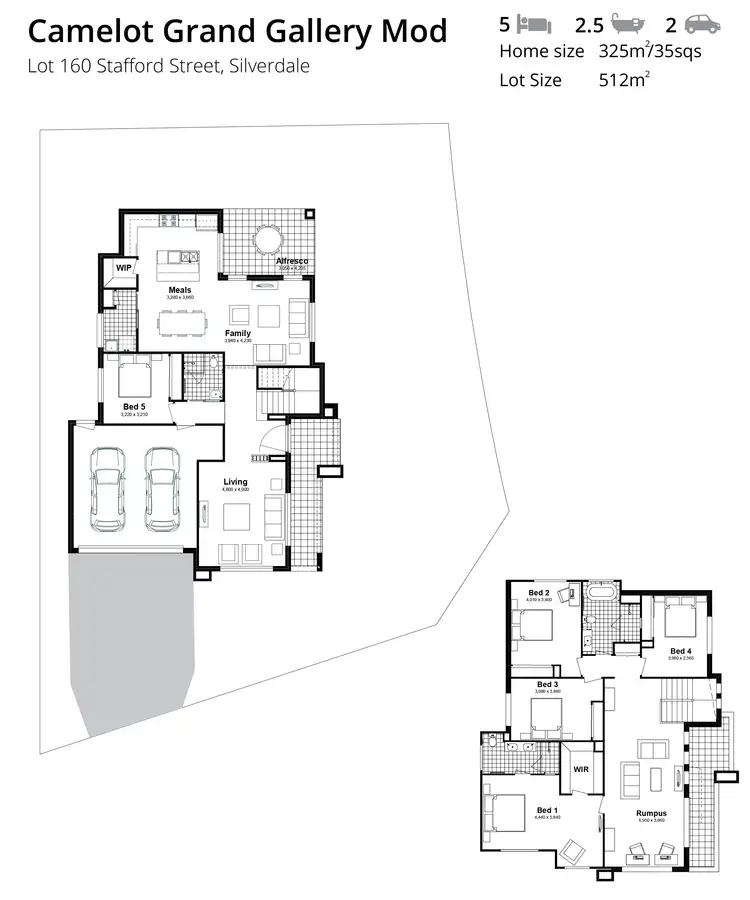 Floorplan of Homely house listing, Lot 160 Stafford Street, Silverdale NSW 2752