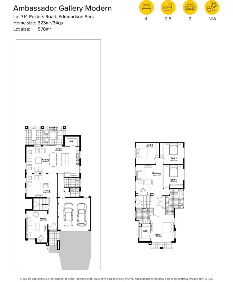 Floorplan of Homely house listing, Lot 714 Poziers Road, Edmondson Park NSW 2174