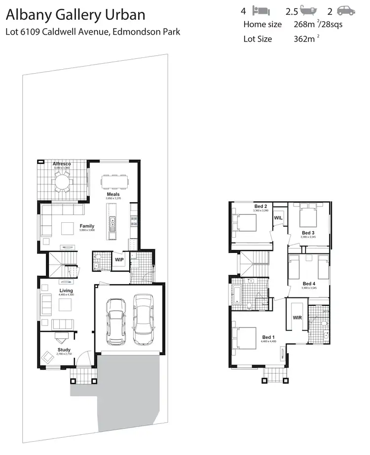 Floorplan of Homely house listing, Lot 6109 Caldwell Avenue, Edmondson Park NSW 2174