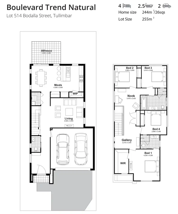 Floorplan of Homely house listing, Lot 514 Bodalla Street, Tullimbar NSW 2527