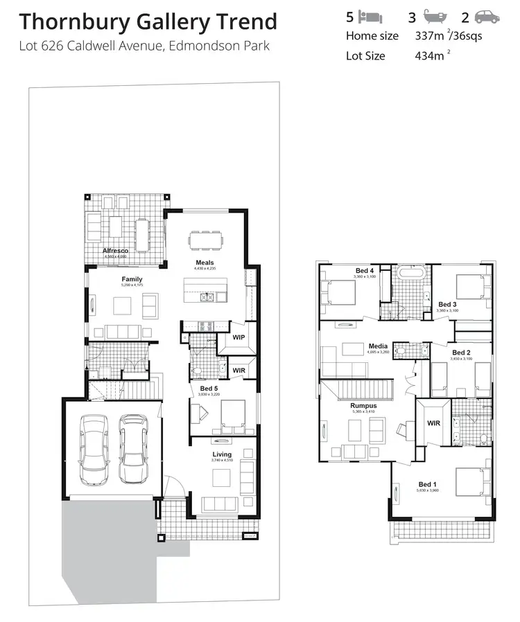 Floorplan of Homely house listing, Lot 626 Caldwell Avenue, Edmondson Park NSW 2174