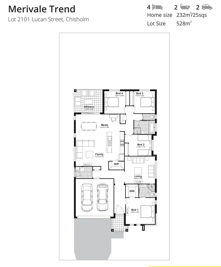Floorplan of Homely house listing, Lot 2101 Lucan Street, Chisholm NSW 2322