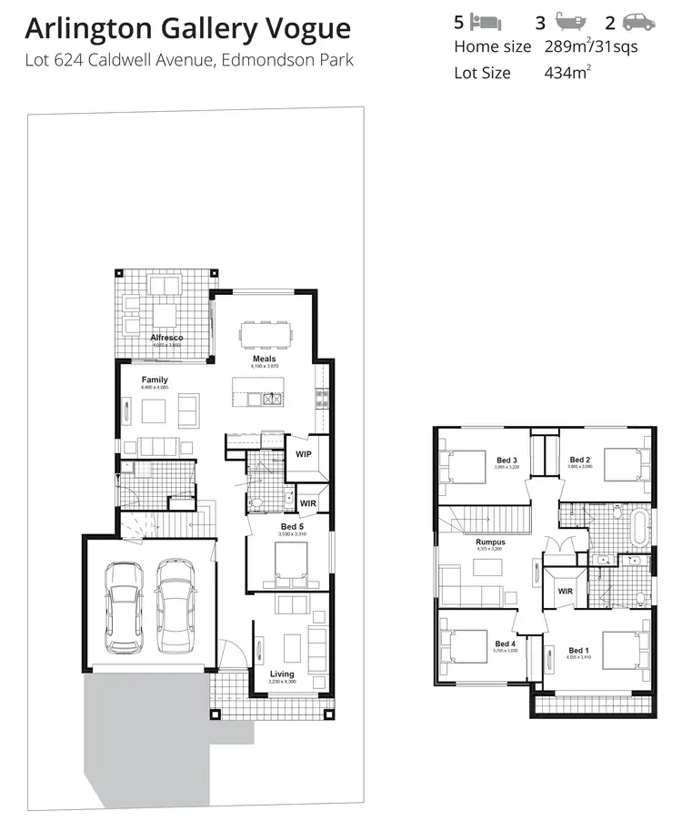 Floorplan of Homely house listing, Lot 624 Caldwell Avenue, Edmondson Park NSW 2174