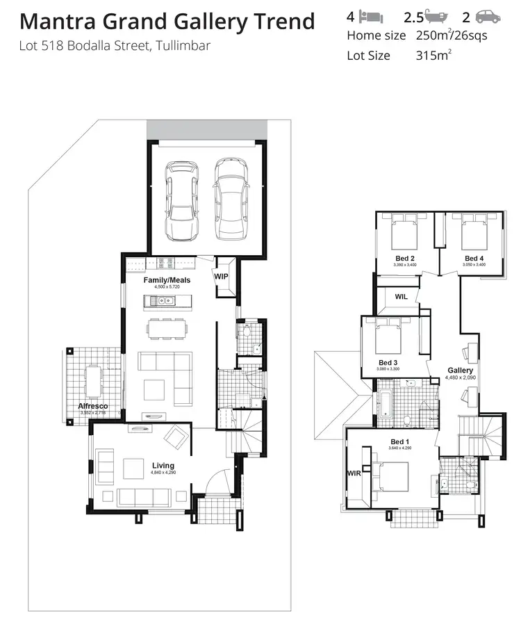 Floorplan of Homely house listing, Lot 518 Bodalla Street, Tullimbar NSW 2527