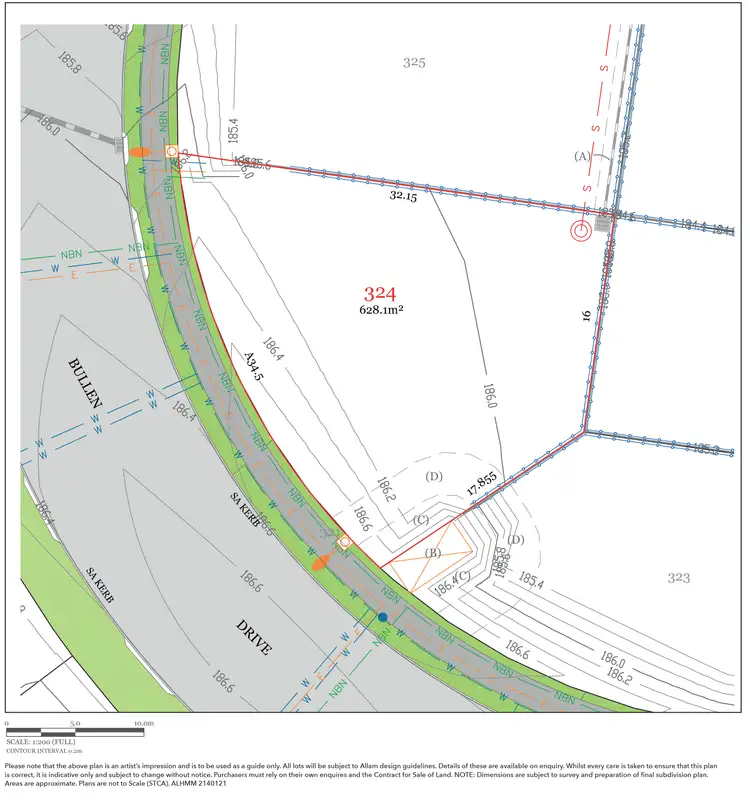 Floorplan of Homely land listing, LOT 324, Lot 324 Bullen Drive, Silverdale NSW 2752