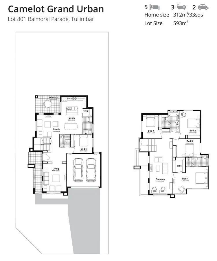 Floorplan of Homely house listing, Lot 801 Narooma Street, Tullimbar NSW 2527