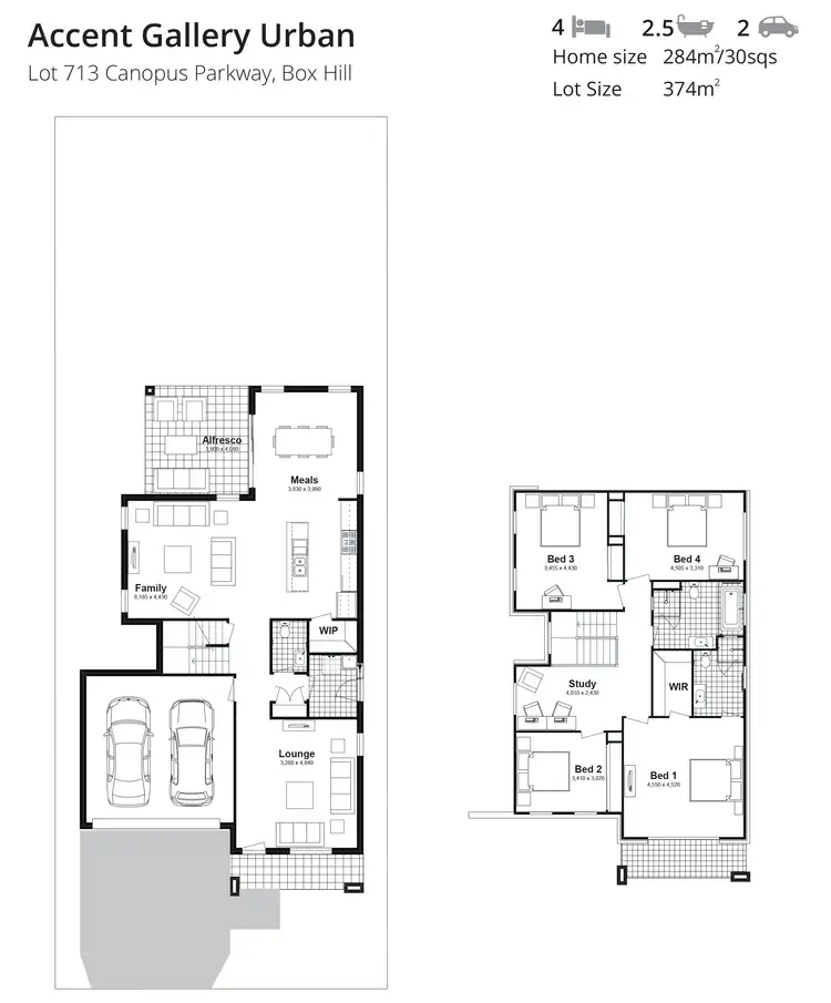Floorplan of Homely house listing, Lot 713 Canopus Parkway, Box Hill NSW 2765