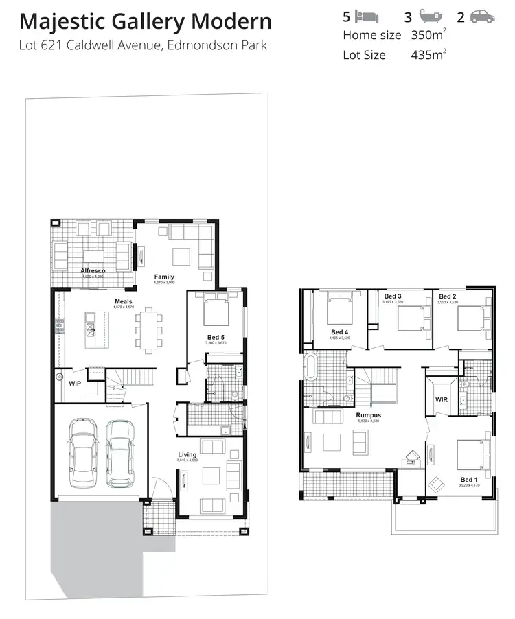 Floorplan of Homely house listing, Lot 621 Caldwell Avenue, Edmondson Park NSW 2174