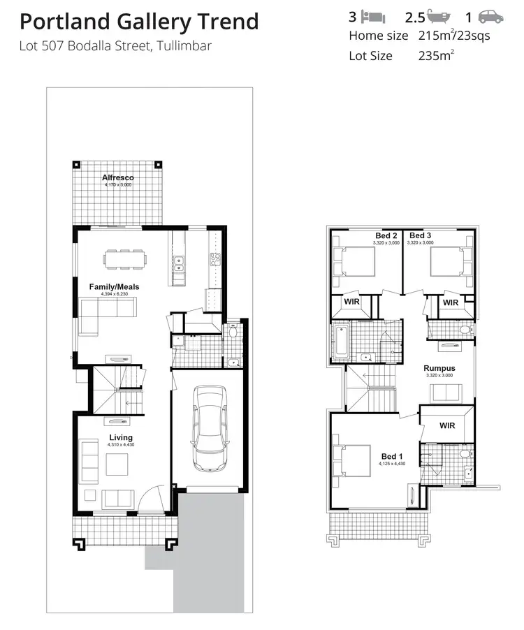 Floorplan of Homely house listing, Lot 507 Bodalla Street, Tullimbar NSW 2527