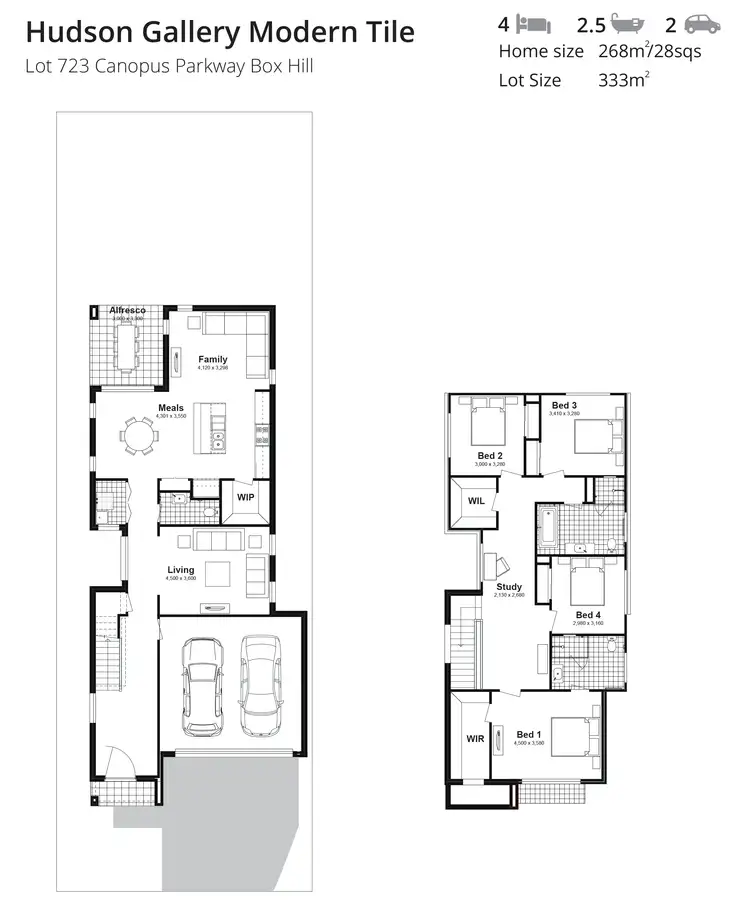 Floorplan of Homely house listing, Lot 723 Canopus Parkway, Box Hill NSW 2765