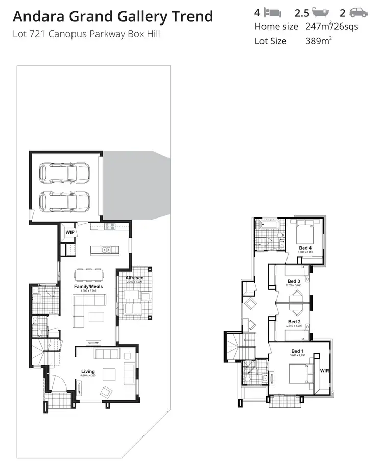 Floorplan of Homely house listing, Lot 721 Canopus Parkway, Box Hill NSW 2765
