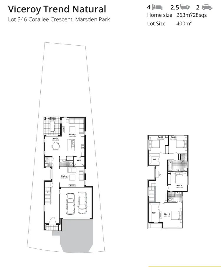 Floorplan of Homely house listing, Lot 346 Corallee Crescent, Marsden Park NSW 2765