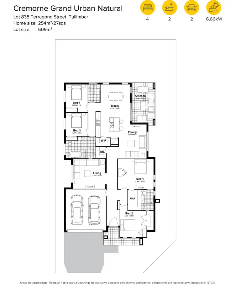Floorplan of Homely house listing, Lot 835 Terragong Steet, Tullimbar NSW 2527