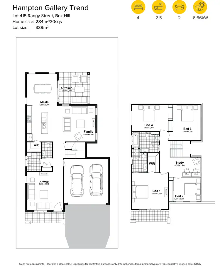 Floorplan of Homely house listing, Lot 415 Rangy Street, Box Hill NSW 2765