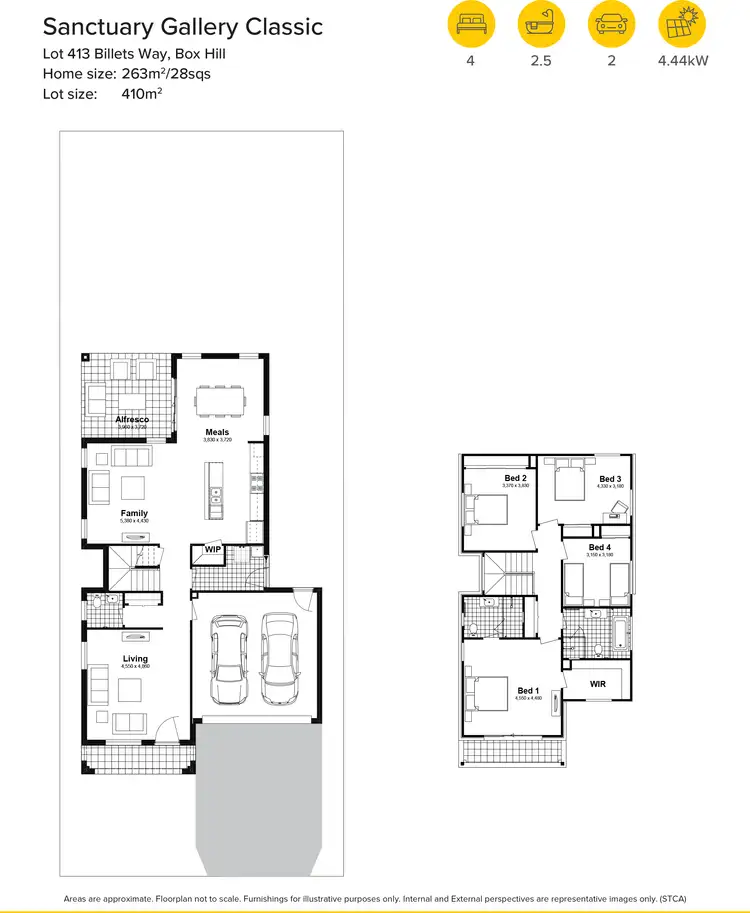 Floorplan of Homely house listing, Lot 413 Billets Way, Box Hill NSW 2765