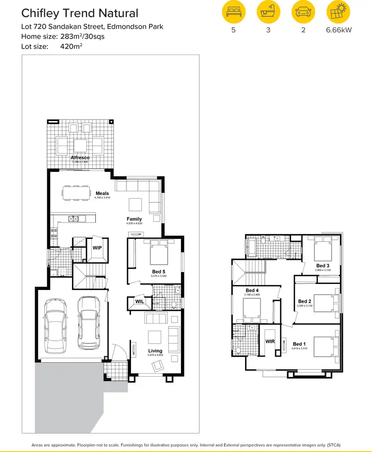 Floorplan of Homely house listing, Lot 720 Sandakan Street, Edmondson Park NSW 2174