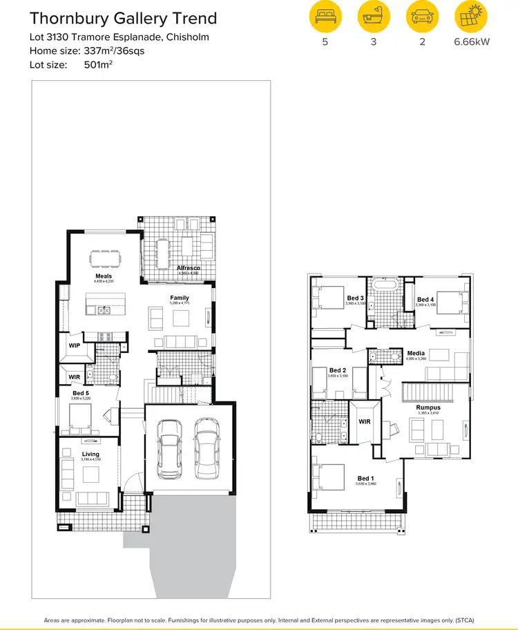 Floorplan of Homely house listing, Lot 3130 Tramore Esplanade, Chisholm NSW 2322