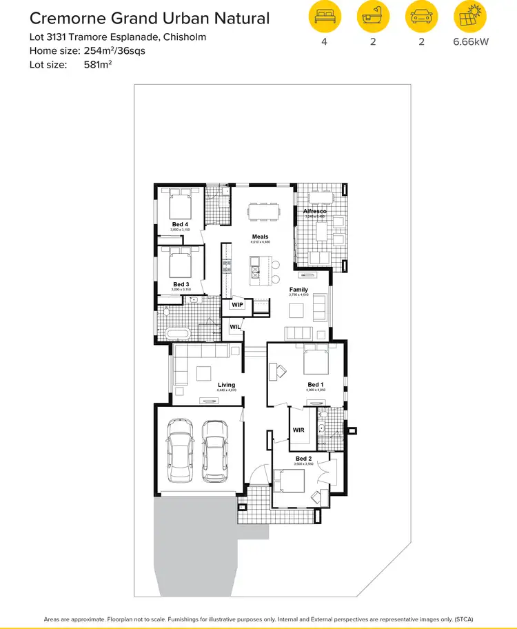Floorplan of Homely house listing, Lot 3131 Tramore Esplanade, Chisholm NSW 2322