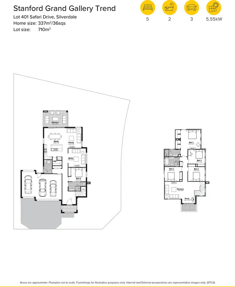 Floorplan of Homely house listing, Lot 401 Safari Drive, Silverdale NSW 2752