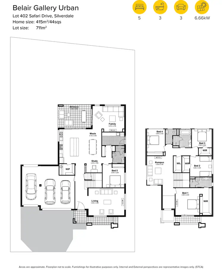 Floorplan of Homely house listing, Lot 402 Safari Drive, Silverdale NSW 2752