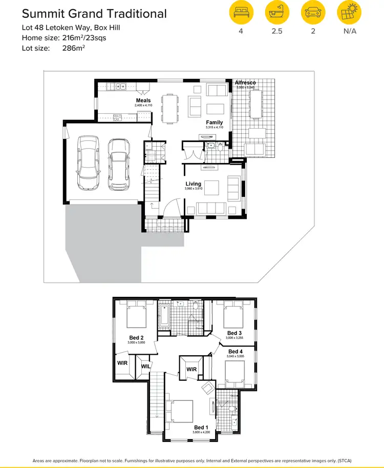 Floorplan of Homely house listing, Lot 48 Letoken Way, Box Hill NSW 2765