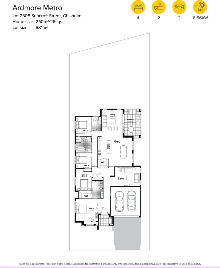 Floorplan of Homely house listing, Lot 2308 Suncroft Street, Chisholm NSW 2322