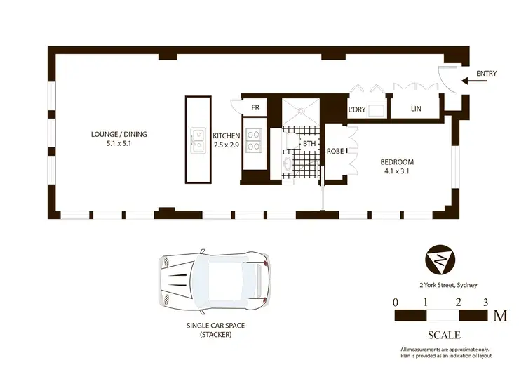 Floorplan of Homely apartment listing, 2 York Street, Sydney NSW 2000