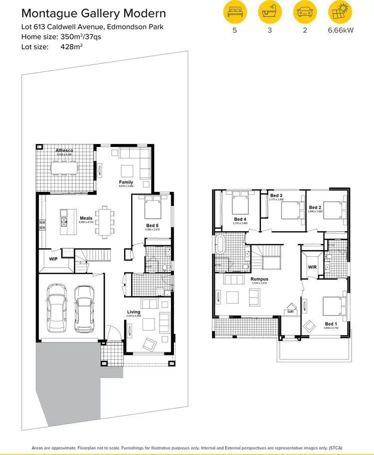 Floorplan of Homely house listing, Lot 613 Caldwell Avenue, Edmondson Park NSW 2174