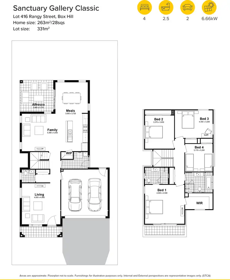 Floorplan of Homely house listing, Lot 416 Rangy Street, Box Hill NSW 2765