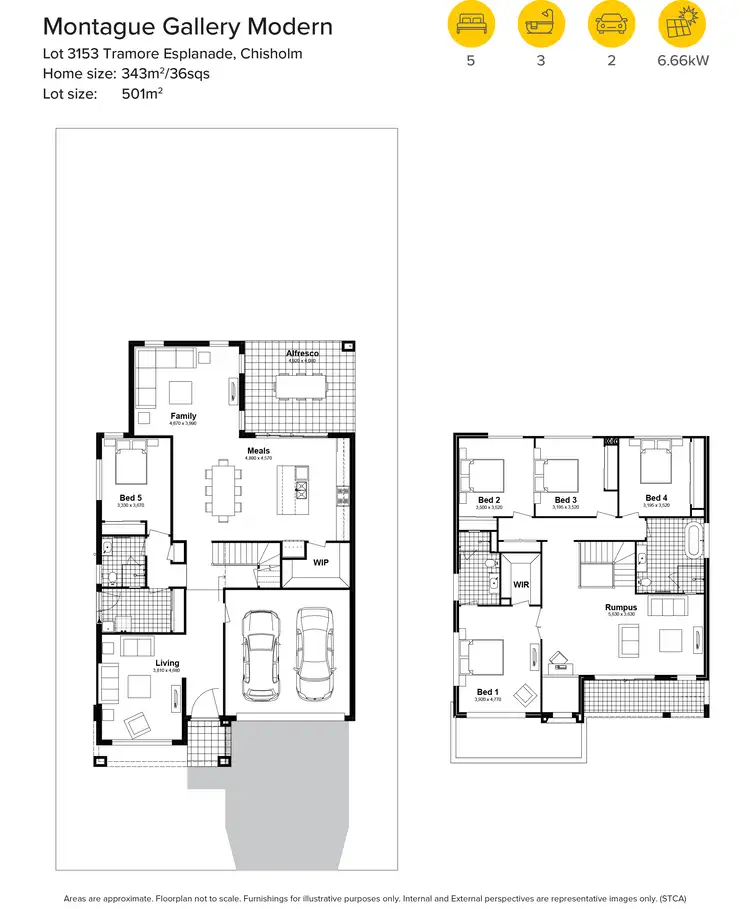 Floorplan of Homely house listing, Lot 3153 Tramore Esplanade, Chisholm NSW 2322