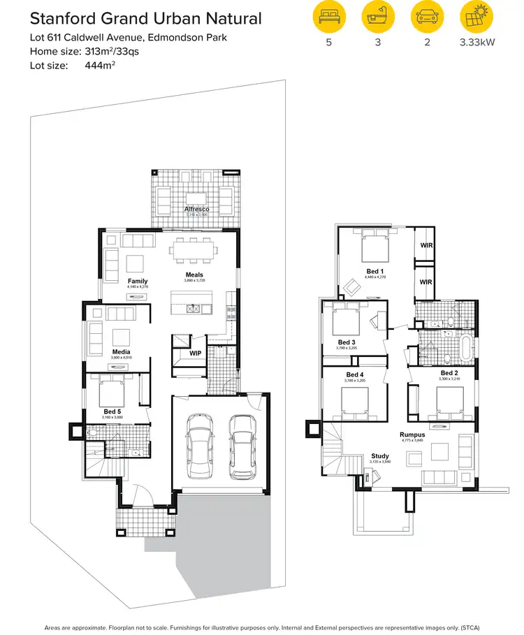 Floorplan of Homely house listing, Lot 611 Caldwell Avenue, Edmondson Park NSW 2174