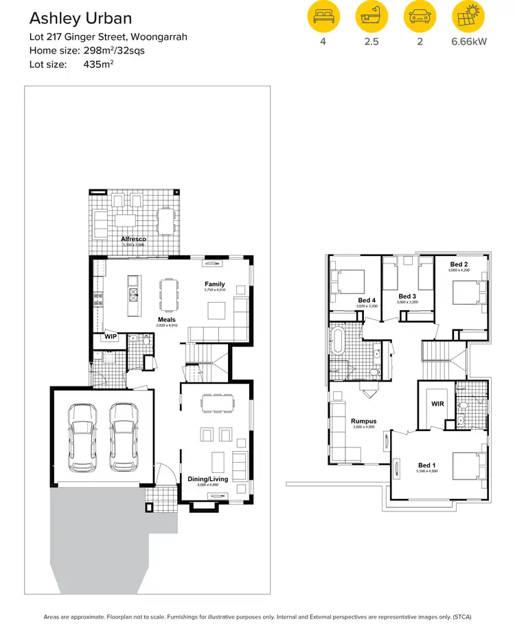 Floorplan of Homely house listing, Lot 217 Ginger Street, Woongarrah NSW 2259