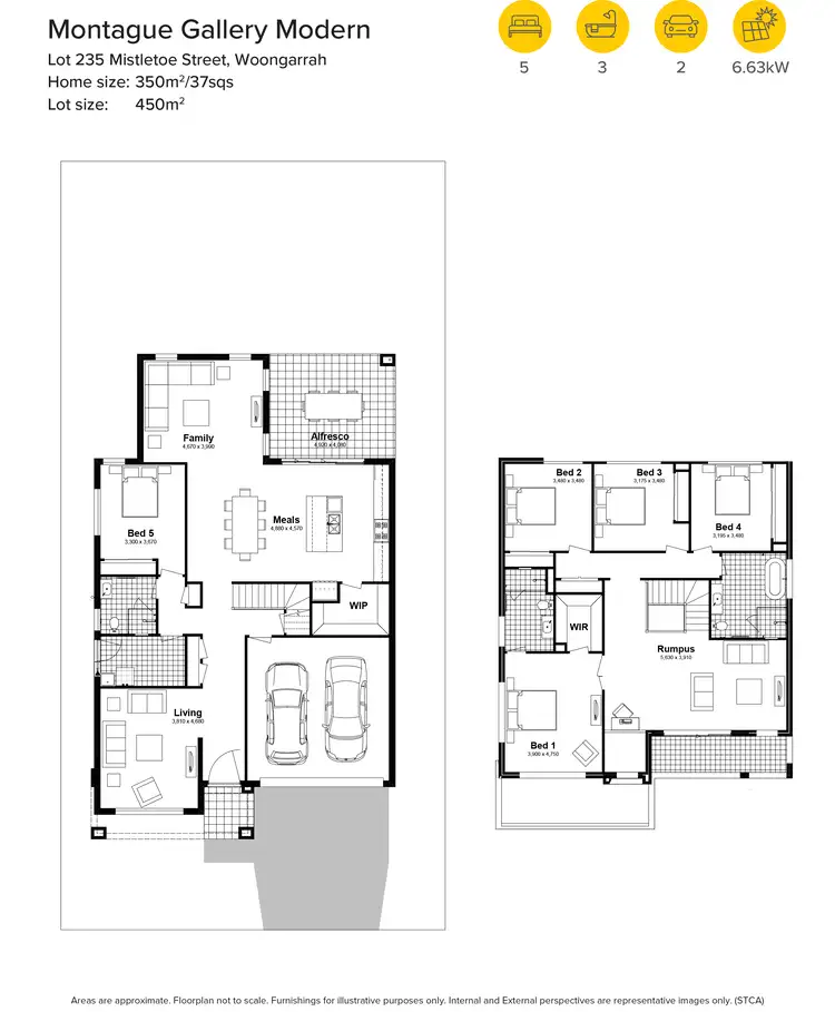 Floorplan of Homely house listing, Lot 235 Mistletoe Street, Woongarrah NSW 2259