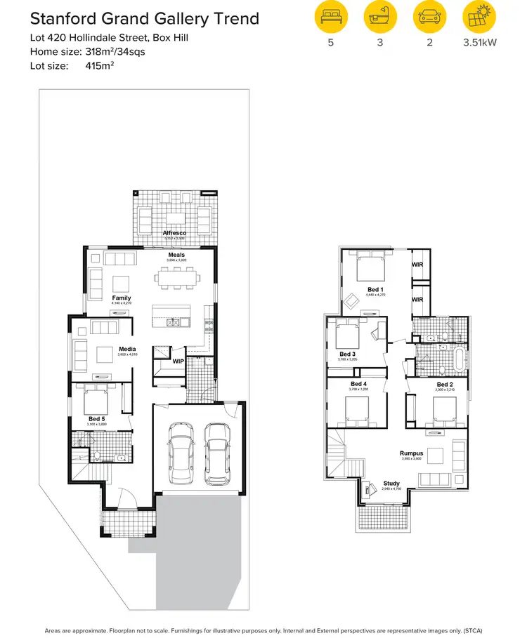 Floorplan of Homely house listing, Lot 420 Hollindale Street, Box Hill NSW 2765