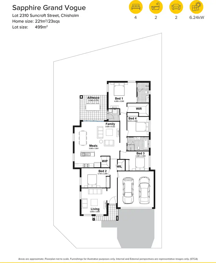 Floorplan of Homely house listing, Lot 2310 Suncroft Street, Chisholm NSW 2322