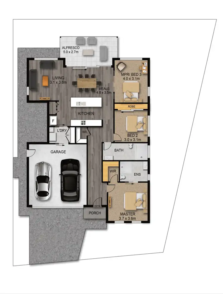 Floorplan of Homely house listing, Lot 24 Bellinger Parkway, Kendall NSW 2439