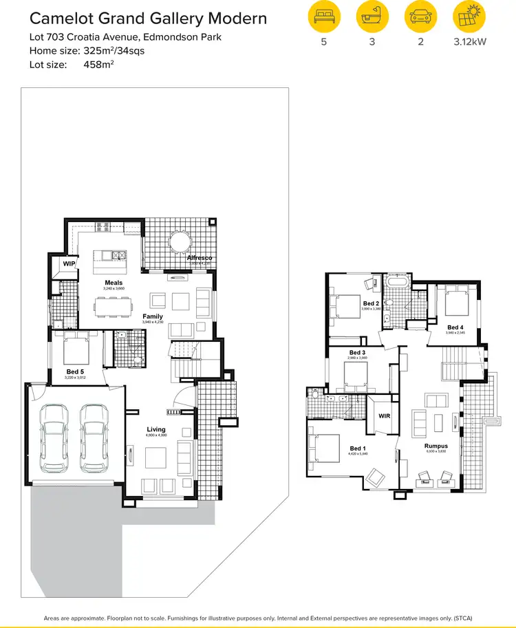 Floorplan of Homely house listing, Lot 703 Croatia Avenue, Edmondson Park NSW 2174