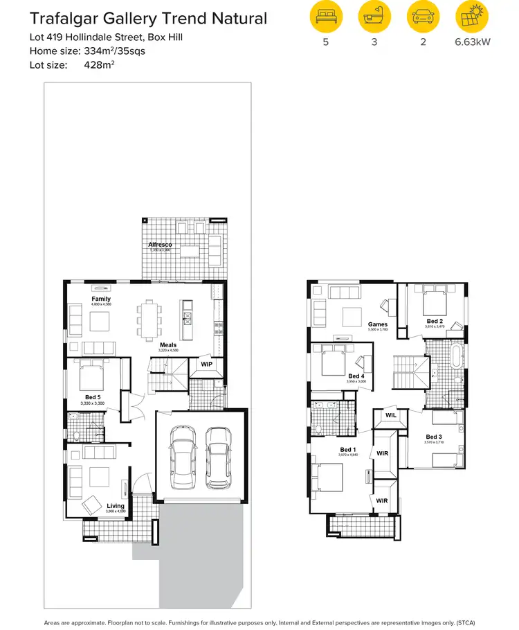 Floorplan of Homely house listing, Lot 419 Hollindale Street, Box Hill NSW 2765