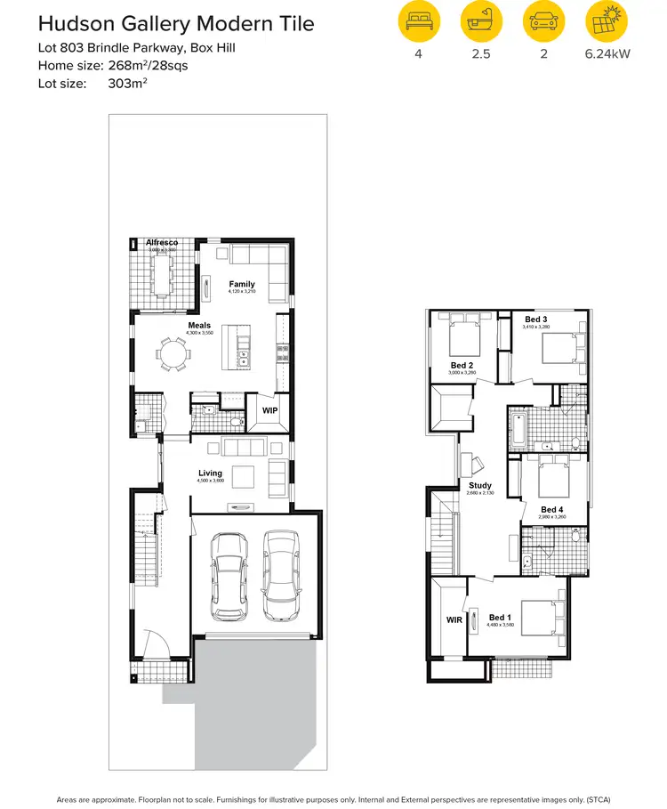 Floorplan of Homely house listing, Lot 803 Brindle Parkway, Box Hill NSW 2765