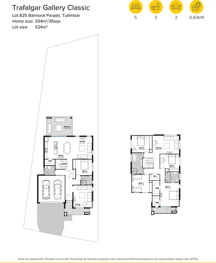 Floorplan of Homely house listing, Lot 825 Balmoral Parade, Tullimbar NSW 2527