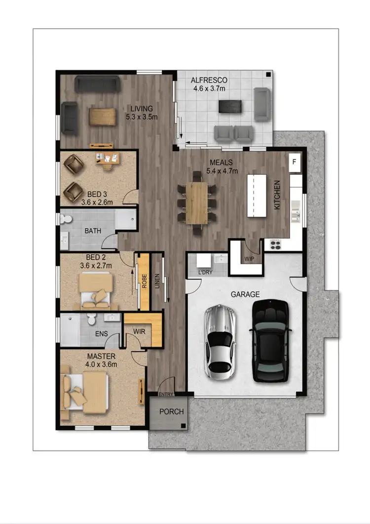 Floorplan of Homely house listing, Lot 82 Bowman Vista, Kendall NSW 2439