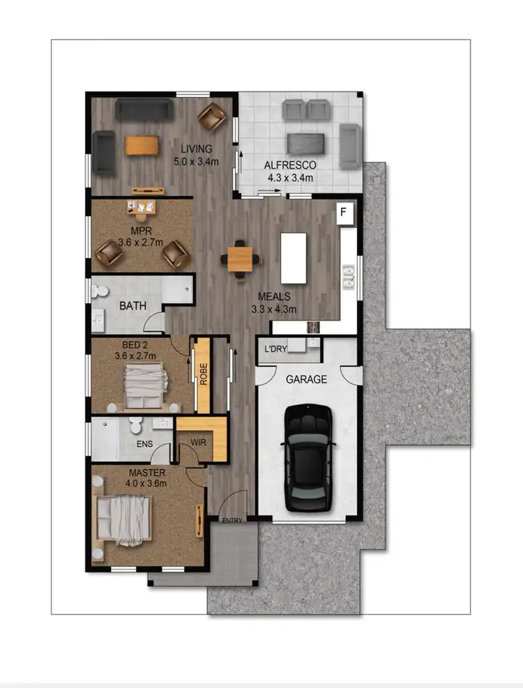 Floorplan of Homely house listing, Lot 72 Bowman Vista, Kendall NSW 2439
