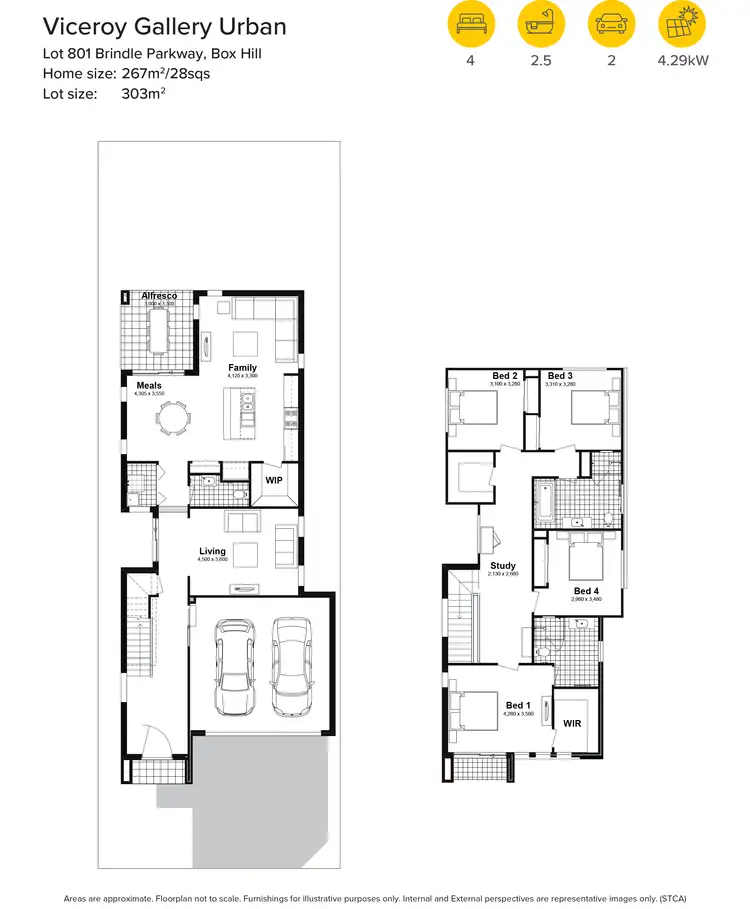 Floorplan of Homely house listing, 61 Brindle Parkway, Box Hill NSW 2765
