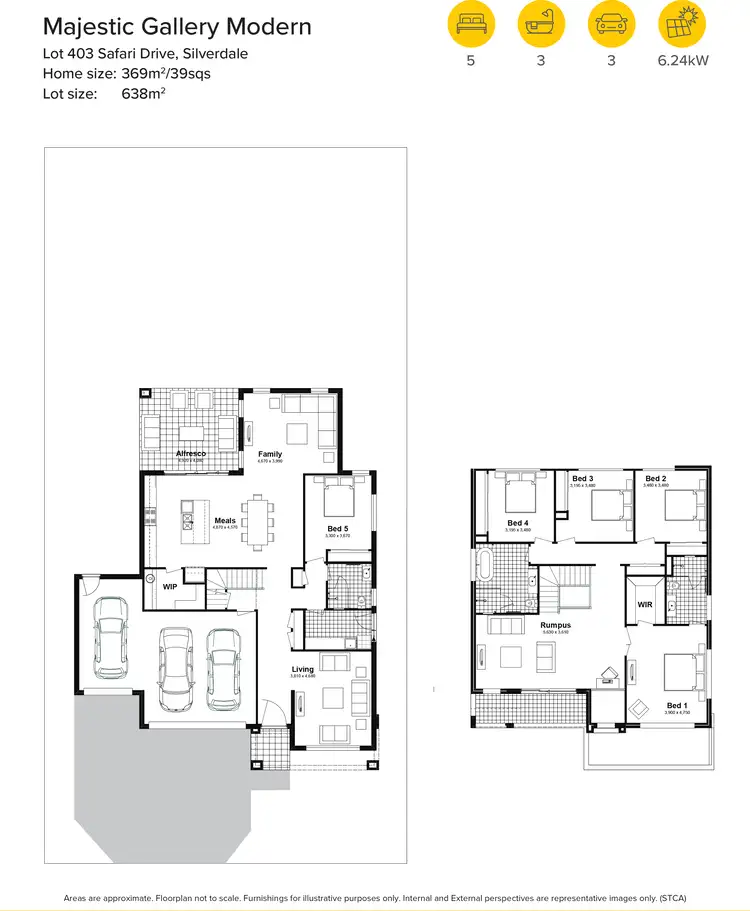 Floorplan of Homely house listing, Lot 403 Safari Drive, Silverdale NSW 2752