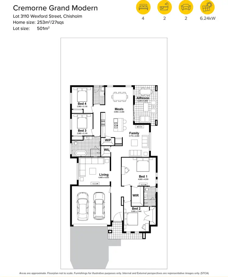 Floorplan of Homely house listing, Lot 3110 Wexford Street, Chisholm NSW 2322