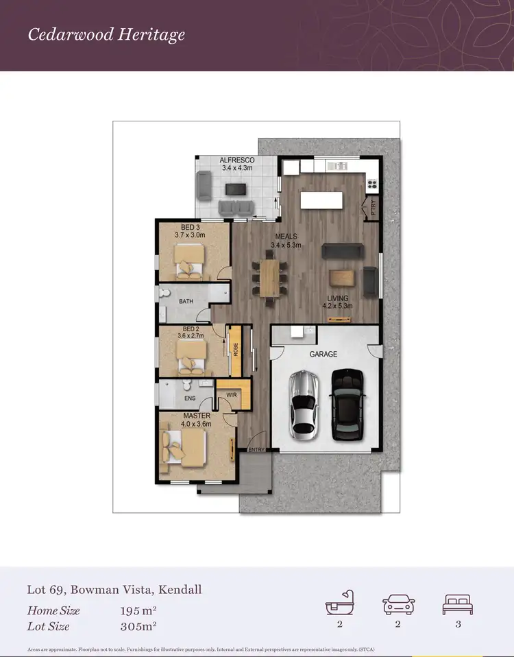 Floorplan of Homely house listing, Lot 69 Bowman Vista, Kendall NSW 2439
