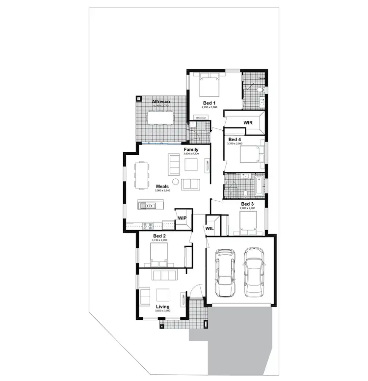 Floorplan of Homely house listing, 46 Honey Tree Road, Woongarrah NSW 2259